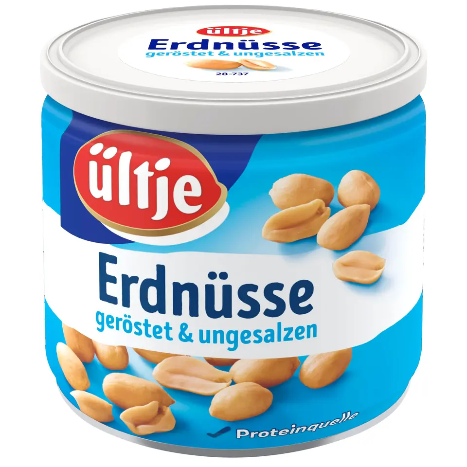 ültje Erdnüsse geröstet ohne Salz in Dose 180g