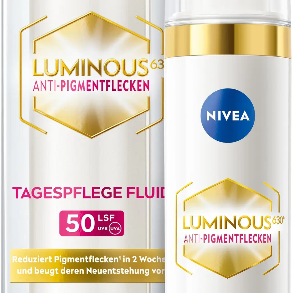 NIVEA Cellular Luminous 630 Tagespflege Fluid LSF50 - Für Pigmentflecken, 150 ml
