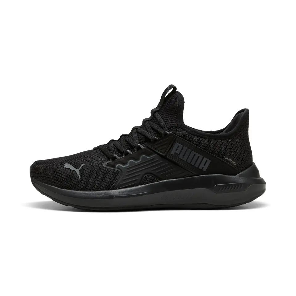 PUMA Unisex Softride Enzo 5 Slip Tech Laufschuh, schwarz-kühles Dunkelgrau, 36 EU