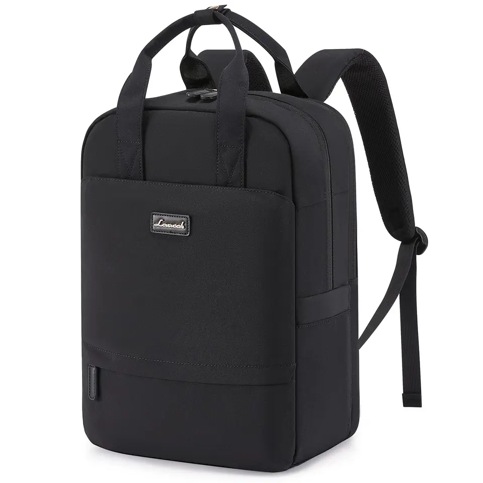 LOVEVOOK Damen Laptop Rucksack 15,6", Schultasche für Teenager, wasserdicht, elegant, für Reise, Uni & Arbeit