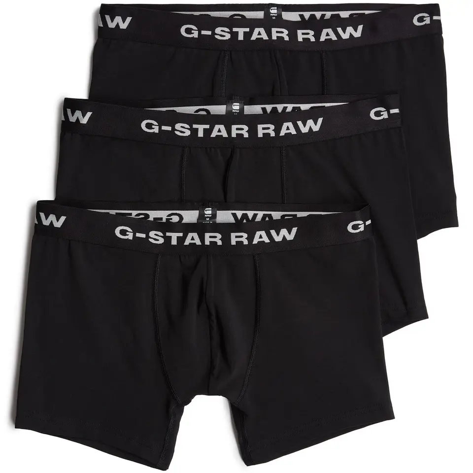 G-Star Herren Boxer-Shorts 3er Pack, Schwarz, XXL