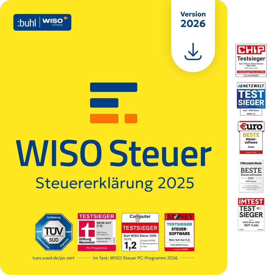 WISO Steuer 2026 für Steuerjahr 2025 | Digitaler Download