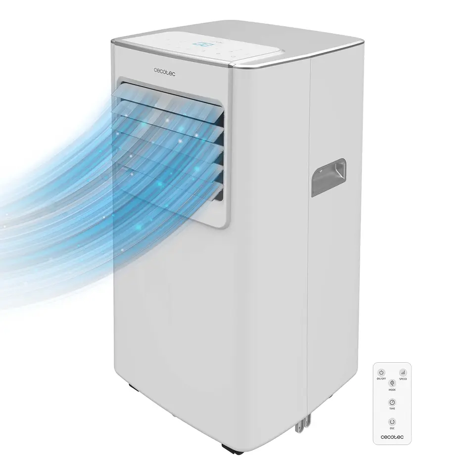 Cecotec Tragbare Klimaanlage ForceClima 7100 " mit 7000 BTU, LED-Display, 4 Modi, 2 Geschwindigkeiten, 24h-Timer, für bis zu 15 m²