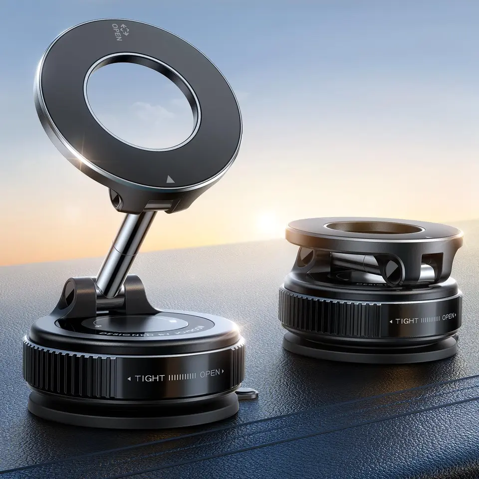 JOYROOM Vakuum Handyhalterung Auto Magnet, 360° verstellbar, für iPhone 17-12