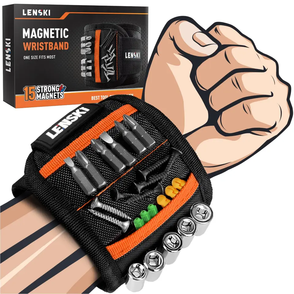 Lenski Geschenke für Männer zum Geburtstag – Magnetarmband, Gadgets, Werkzeug, Papa Geschenk