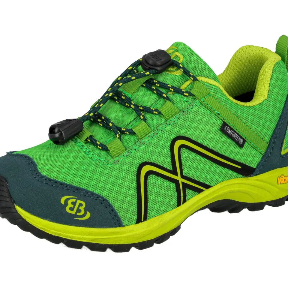 Brütting Unisex Guide Trekking-& Wanderhalbschuhe, Grün Petrol Lemon, 38 EU