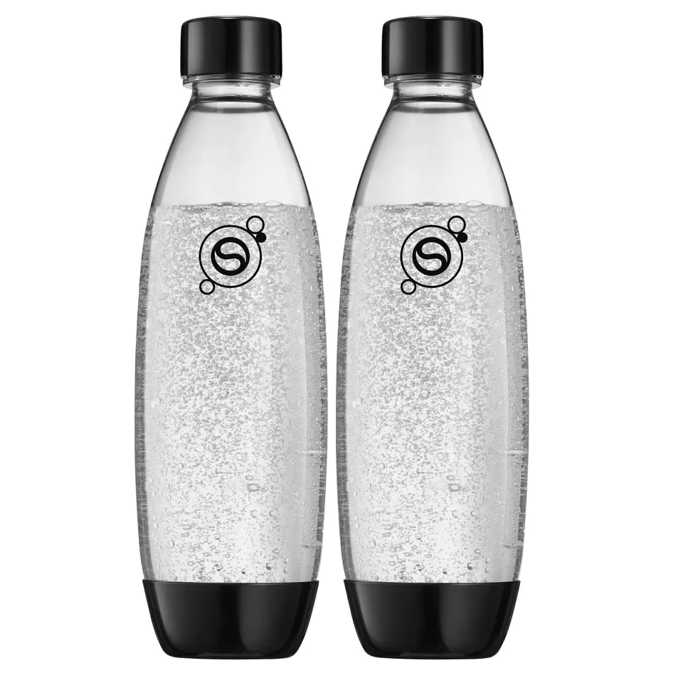 Sodastream Flaschen 1L FUSE Doppelpack, Schwarz