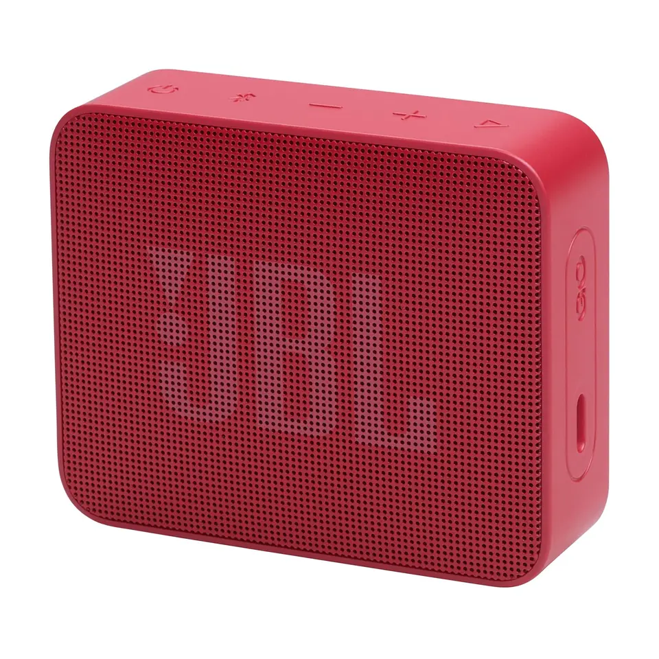 JBL GO Essential 2 Bluetooth-Lautsprecher, IP67 wasserdicht, 5h Akku, Rot