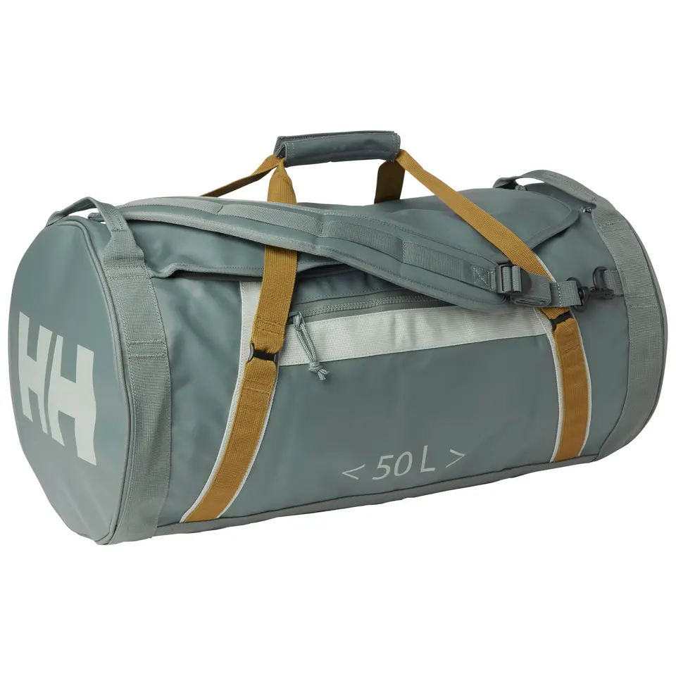 Helly Hansen Unisex Duffel Bag 50l – Wasserabweisende Reisetasche mit Reißverschlusstaschen und Schultergurten