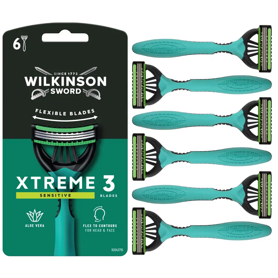 Wilkinson Sword Xtreme 3 Sensitive Einwegrasierer 6er-Pack für Männer