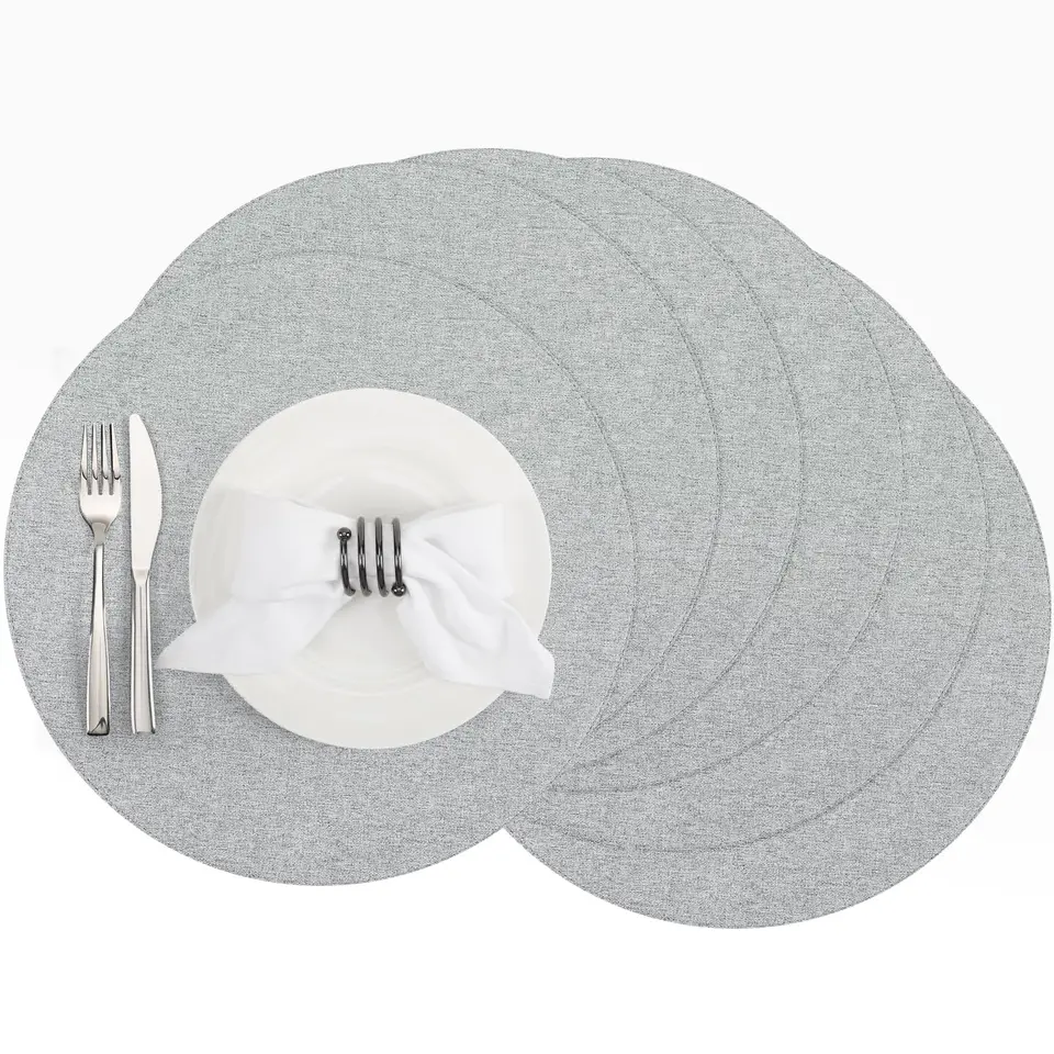 Banchif waschbare doppelseitige Tischsets, Platzdecken