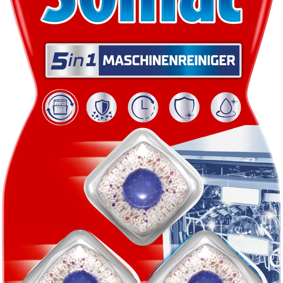 Somat 5in1 Geschirrspüler-Reiniger (3 Tabs) Anti-Kalk