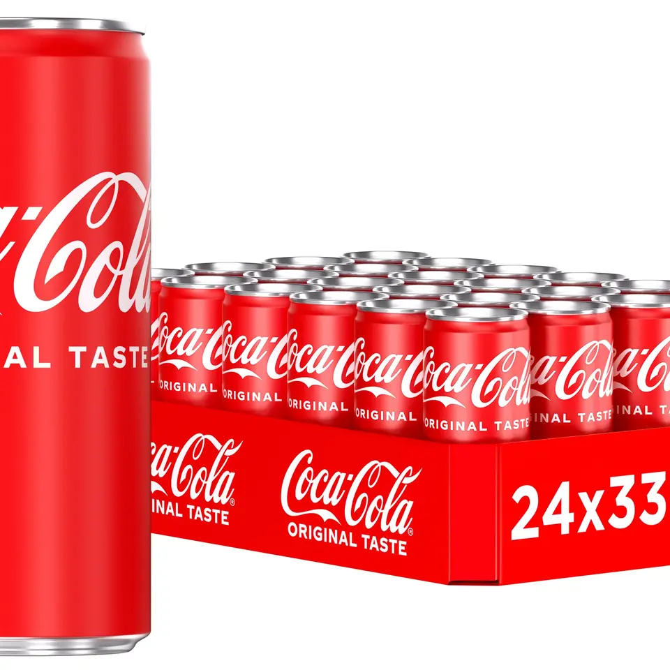 Coca-Cola Classic - Erfrischungsdrink in Dosen (24 x 330 ml), koffeinhaltig, unverwechselbarer Geschmack