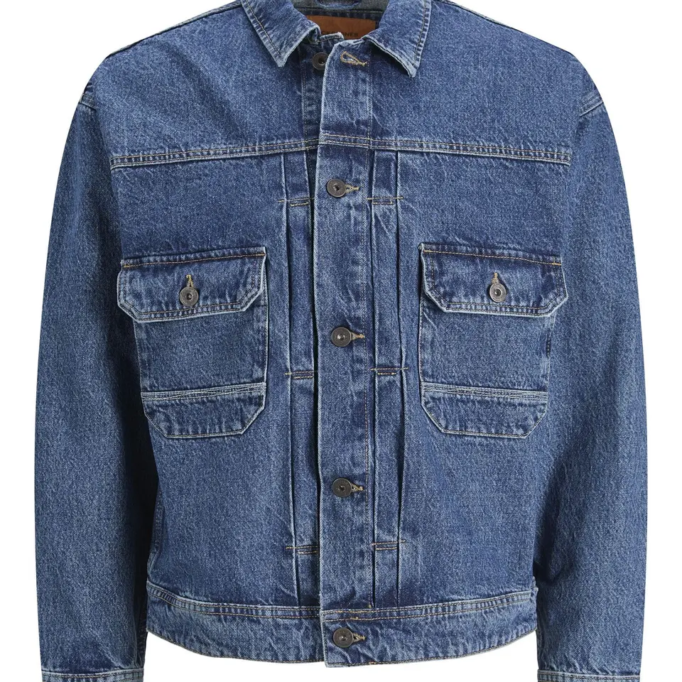 JACK & JONES Herren Jacke JJIKEVIN SBD 582, Blue Denim, Größe M