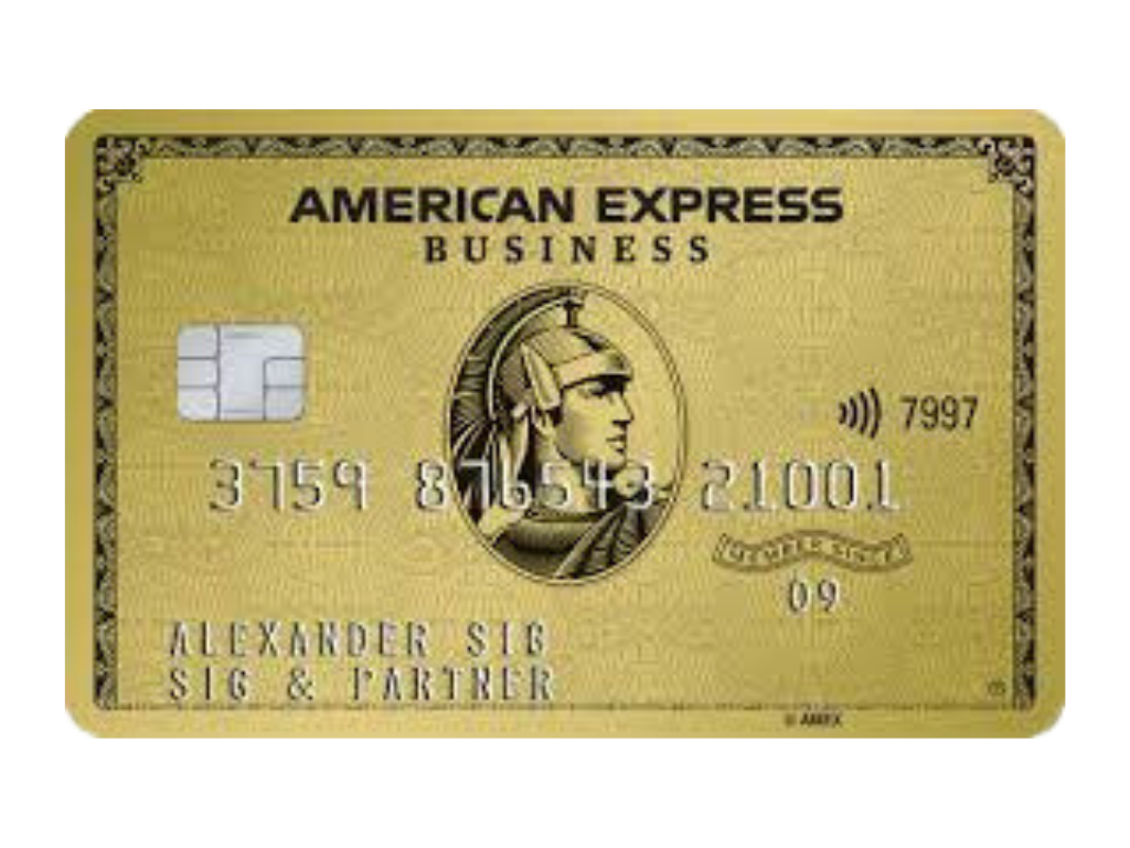 American Express Business Gold Card in Gold