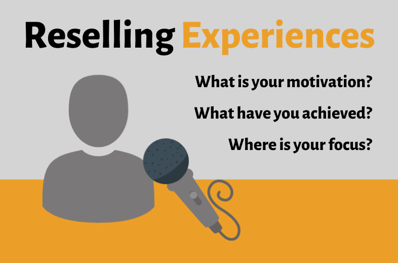 Reselling experiences - from resellers