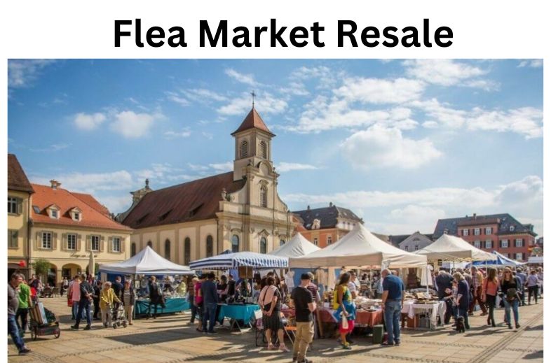 Flea Market Resale: with variety of items available from different sellers