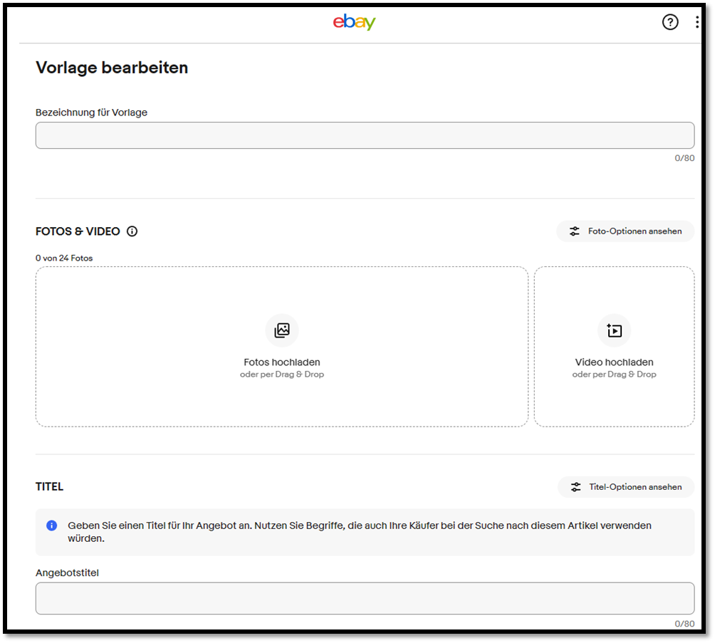 eBay Listing Designer